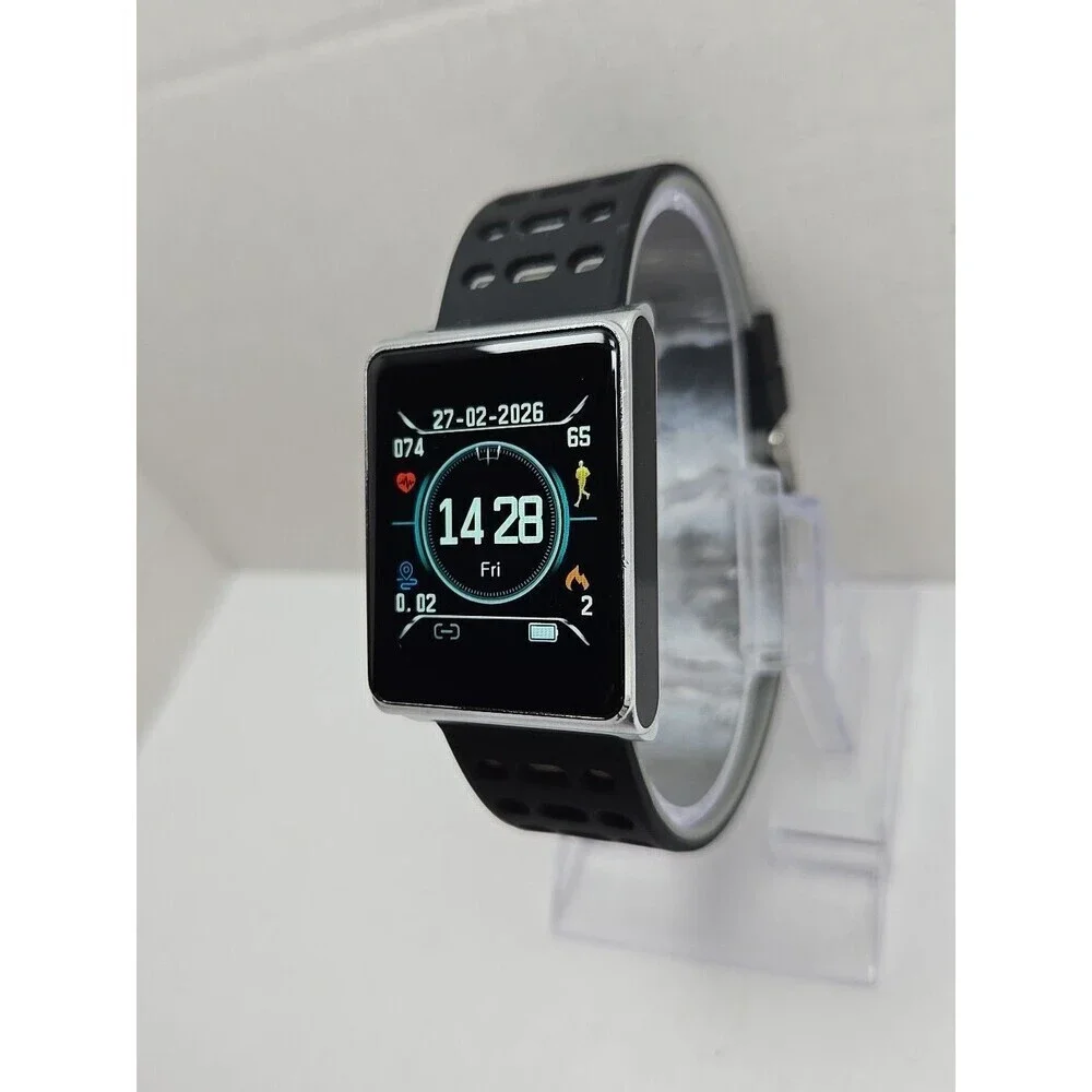 Stauer Smart Watch 42832 Touchscreen Fitness Tracker Heart Rate Sleep 3ATM IOS